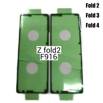 2 x Оригинальная Клейкая Лента для Задней Крышки Samsung Galaxy Z Fold 2 3 4 Fold2 Fold3 Fold4 Водонепроницаемый Клей Для Крышки Батарейного Отсека