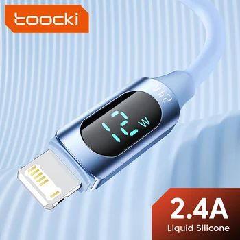 Tooki 2.4A USB Lightning Кабель Для iPhone 14 13 12 11 Pro Max X XR 8 7 Plus Максимальная 20 Вт Быстрая Зарядка Для iPhone Зарядное Устройство Провод Для Передачи Данных
