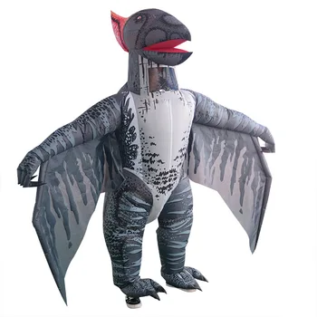 Горячий косплей динозавра, надувной костюм Птерозавра T-REX, Мультяшные костюмы для косплея на Хэллоуин для мужчин, Женский маскарадный костюм
