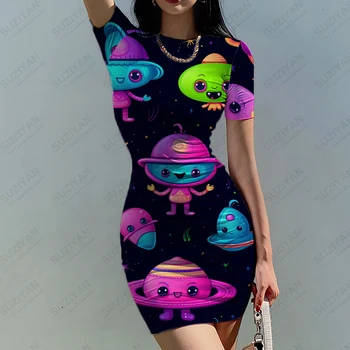 Интересное платье с 3D принтом 
