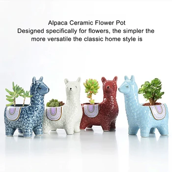Кашпо для суккулентов - Экологически чистые садовые материалы для красоты керамических цветочных горшков в форме животных