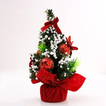 Маленький для украшения Рождественской домашней вечеринки Мини-Рождественская елка 1 # 20 см 3 # Красочные настольные подарки 5 # 7 # Аксессуар