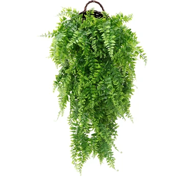 Поддельное подвесное растение, Виноградная лоза, Зеленая цепочка, Настенная Свадебная Гирлянда, украшение для стены комнаты дома