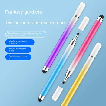 Стилус 2 В 1 для мобильного телефона, планшета, емкостного сенсорного карандаша для Iphone Samsung, универсального карандаша для рисования на экране телефона Android