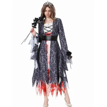 Хэллоуин Косплей Призрак Невесты Зомби Вампир взрослый маскарадный костюм