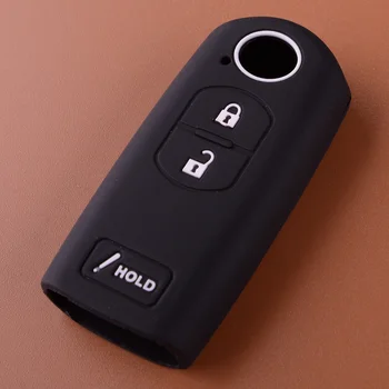 Черный 3 Кнопки Автомобильный Пульт Дистанционного Управления Fob Чехол Подходит Для Mazda CX-3 CX-5 CX-7 CX-9 3 SPEED3 Силикон