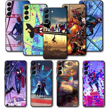 Чехол Marvel Spiderman Across The Spider Verse Для Samsung Galaxy S23 S22 S21 S20 FE Ultra S10 S9 S8 Plus Note 20Ultra 10Plus